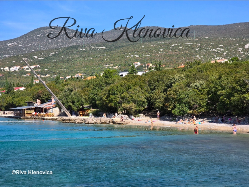 Obala in plaža v Klenovici
